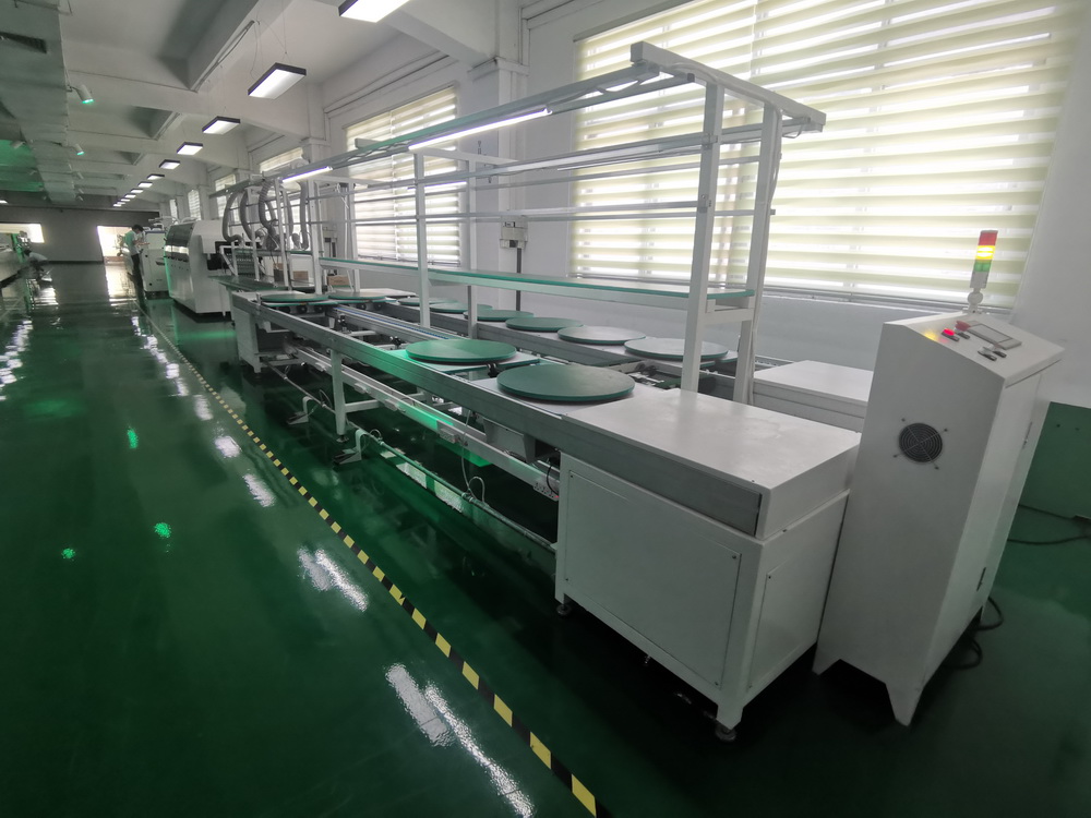 茄子APP下载倍速链生产线展示区
